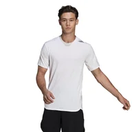 Koszulki męskie - Koszulka męska adidas  Designed For Training Tee White S - miniaturka - grafika 1