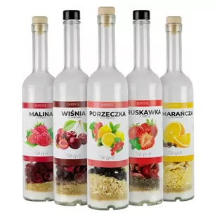 Butelka Z Owocami Do Przygotowania Własnej Nalewki - Różne Smaki - Domowy wyrób alkoholu Butelka Z Owocami Do Przygotowania Własnej Nalewki - Różne Smaki - Domowy wyrób alkoholu - miniaturka - grafika 1