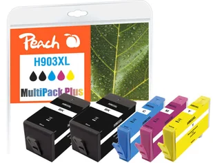 Peach PI300-865 nabój z tuszem 5 szt. Zamiennik Wysoka (XL) wydajność Czarny, Cyjan, Purpurowy, Żółty PI300-865 - Tusze zamienniki - miniaturka - grafika 1