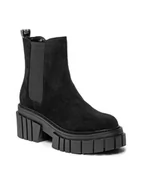 Botki damskie - Steve Madden Botki Hailstorm SM11001718-04001-001 Czarny - miniaturka - grafika 1