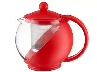 Dzbanek Morgan z sitem do zaparzania 750 ml czerwony DOMOTTI - Zaparzacze i kawiarki - miniaturka - grafika 1
