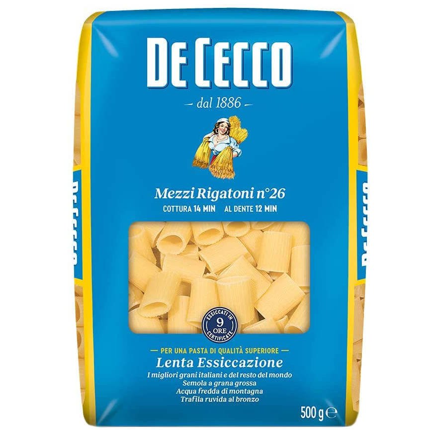 De Cecco Makaron Mezzi Rigatoni N°26 500g