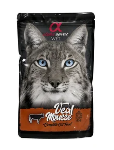 Alpha Spirit Alpha Spirit Mus z cielęciny 12x85g 37535-uniw - Mokra karma dla kotów - miniaturka - grafika 1