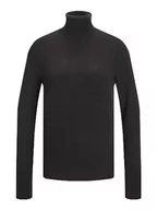 Swetry damskie - JACK & JONES Damski sweter Jjxx Jxava Ls Soft Roll Neck Knit Noos, czarny, M - miniaturka - grafika 1