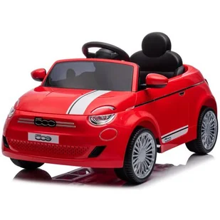 Samochód dla dziecka SUN BABY Fiat 500 Czerwony - Pojazdy elektryczne dla dzieci - miniaturka - grafika 1