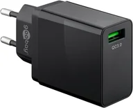 Ładowarki do telefonów - Goobay 44954 ładowarka do urządzeń przenośnych Uniwersalne Czarny Prąd przemienny Szybkie ładowanie Wewnętrzna - miniaturka - grafika 1