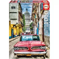 Puzzle - Educa 1000 ELEMENTÓW Vintage Car in old Havana 482775 - miniaturka - grafika 1