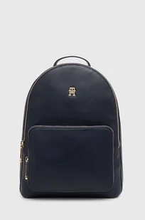 Tommy Hilfiger plecak damski kolor granatowy mały z aplikacją - Plecaki - miniaturka - grafika 1