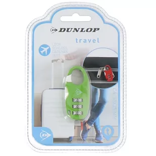 Dunlop Zielona Kłódka z szyfrem zabezpieczająca bagaż - Kłódki - miniaturka - grafika 1