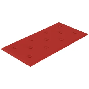 vidaXL Panele ścienne, 12 szt., kolor wina, 60x30 cm, sztuczna skóra 343993 - Panele ścienne i boazeria - miniaturka - grafika 4