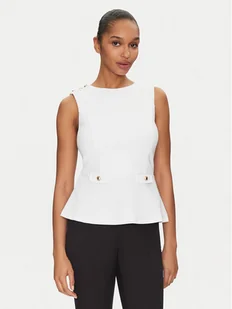 Guess Bluzka W5GP54 KCBO2 Biały Regular Fit - Bluzki damskie - miniaturka - grafika 1