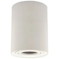 Lampy sufitowe - Mdeco Spot LAMPA sufitowa SLP6319 MDECO okrągła OPRAWA natynkowy SPOT metalowy tuba biała - miniaturka - grafika 1