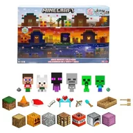 Figurki dla dzieci - Kalendarz Adwentowy, minecraft zestaw figurek, mattel - miniaturka - grafika 1