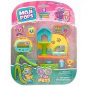 Figurki dla dzieci - Mojipops I Like Pets 2 Figurki Kolekcjonerskie Z Wymiennymi Twarzami + Akcesoria - miniaturka - grafika 1