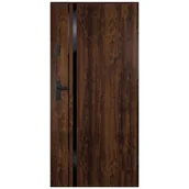 Drzwi zewnętrzne - Drzwi zewnętrzne stalowe wejściowe Tanos 68 orzech 90 prawe OK Doors Trendline - miniaturka - grafika 1