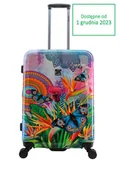 Walizki - Walizka średnia SAXOLINE BUTTERFLY Nature  M - miniaturka - grafika 1