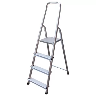 Drabina wolnostojąca AWTOOLS, 4 stopnie, 125 kg - Drabiny - miniaturka - grafika 1