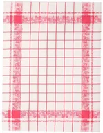 Ściereczki, gąbki, czyściki - Le Jacquard Fran ais Ściereczka kuchenna Fraises Czerwona - miniaturka - grafika 1