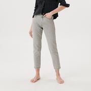 Spodnie damskie - Sinsay - Jeansy mom high waist - Jasny szary - miniaturka - grafika 1