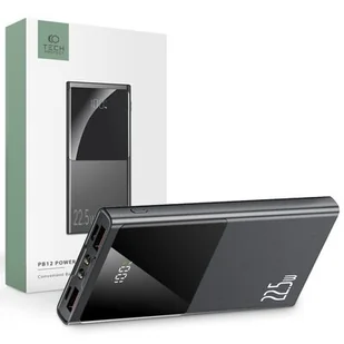 TECH-PROTECT PB12-22.5W 10000 mAh Szary - Powerbanki - miniaturka - grafika 1