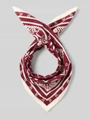 Apaszki i szaliki damskie - Chusta z detalem z logo - miniaturka - grafika 1