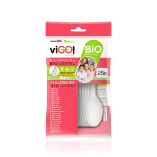 Łyżki Bio Vigo Pla 25 sztuk - Naczynia i sztućce jednorazowe - miniaturka - grafika 1
