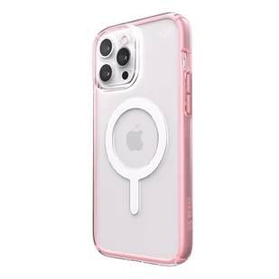 Speck Presidio Perfect-Clear with Impact Geometry + MagSafe - Etui iPhone 13 Pro Max z powłoką MICROBAN (Clear/Rosy Pink) 141755-9356 - Etui i futerały do telefonów - miniaturka - grafika 3