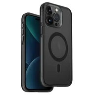 Etui i futerały do telefonów - Etui UNIQ Calio Apple iPhone 15 Pro MagClick Charging szary/smoked grey - miniaturka - grafika 1