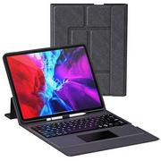 Etui do tabletów - USAMS USAMS Etui Winz z klawiaturą iPad Pro 12.9" 2020 czarne/black Touch Control Bluetooth IP129CYSXX01 (US-BH686) Usa000939 - miniaturka - grafika 1