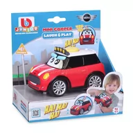 Samochody i pojazdy dla dzieci - Bburago Mini Cooper Blue Śmiejące się autko 81205 - miniaturka - grafika 1