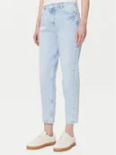 Spodnie damskie - Mustang Jeansy Charlotte 1016196 Błękitny Mom Fit - miniaturka - grafika 1