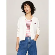 Swetry damskie - Tommy Jeans Kardigan ESSENTIAL | Oversize fit - miniaturka - grafika 1