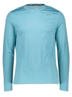 Koszulki sportowe męskie - Mizuno Koszulka "Impulse Core" w kolorze błękitnym do biegania - miniaturka - grafika 1