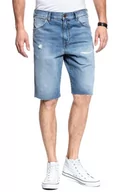 Spodenki męskie - Wrangler, Szorty męskie, Denim Short Blue Land W14Cgw15W, rozmiar W29 - miniaturka - grafika 1