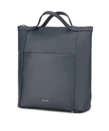 Plecaki - Plecak Damski Miejski Torebka Damska 2w1 PUCCINI Granatowy BK2241218P-7A - Empik - miniaturka - grafika 1