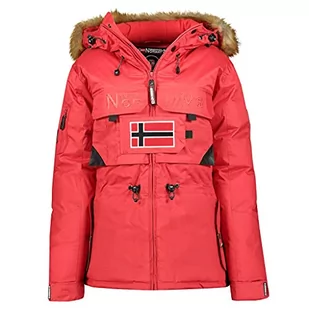 Geographical Norway Parka męska na ławkę, czarna, L, Rojo, S - Kurtki męskie - miniaturka - grafika 1