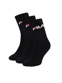 Skarpetki damskie - Fila Skarpety F9505-AW24 (3-pack) Czarny - miniaturka - grafika 1