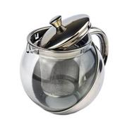 Zaparzacze i kawiarki - Szklany dzbanek zaparzacz do herbaty 750 ml stal - miniaturka - grafika 1