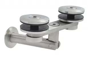 Konsola daszka szklanego 50 mm, typ 6 L-200 mm, stal nierdzewna typ AISI 304 (pręt-szkło) - Akcesoria do armatury i ceramiki - miniaturka - grafika 1