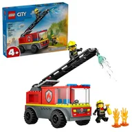 Klocki - Lego City Zestaw Wóz Strażacki Z Drabiną 82 El. 4+ - miniaturka - grafika 1