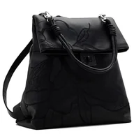 Torebki damskie - Desigual Women's Accessories PU plecak mini, czarny, jeden rozmiar - miniaturka - grafika 1