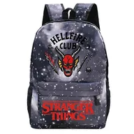 Torby na laptopy - Stranger Things Plecak Hellfire Club Bomber Torby szkolne Dzieci Chłopcy Chłopcy Bookbag Daily Casual Bagpack Mochila Laptop Plecak 5 - miniaturka - grafika 1