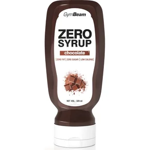 GymBeam Zero, syrop, czekolada, 320 ml - Syropy i koncentraty owocowe - miniaturka - grafika 1