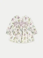 Sukienki i spódniczki dla dziewczynek - Mayoral Sukienka codzienna 2913 Beżowy Regular Fit - miniaturka - grafika 1