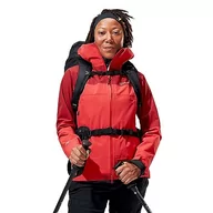 Kurtki damskie - Berghaus Damska kurtka wodoodporna Highland Storm 3L, Karminowy/wysoki mak, 38 - miniaturka - grafika 1