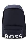 Plecaki szkolne i tornistry - BOSS plecak dziecięcy kolor granatowy duży z nadrukiem - Boss - miniaturka - grafika 1