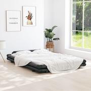 Łóżka - Lumarko Rama łóżka, ciemnobrązowa, bambusowa, 140 x 200 cm - miniaturka - grafika 1