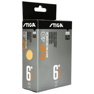 Piłki Stiga  Cup 40+ ABS Orange - Tenis stołowy - miniaturka - grafika 1