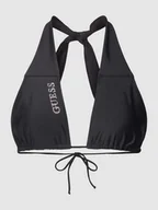 Stroje kąpielowe - Top bikini z nadrukiem z logo - miniaturka - grafika 1