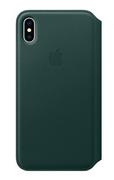 Etui i futerały do telefonów - Apple iPhone XS Max Leather Folio Forest Green (MRX42ZM/A) - miniaturka - grafika 1